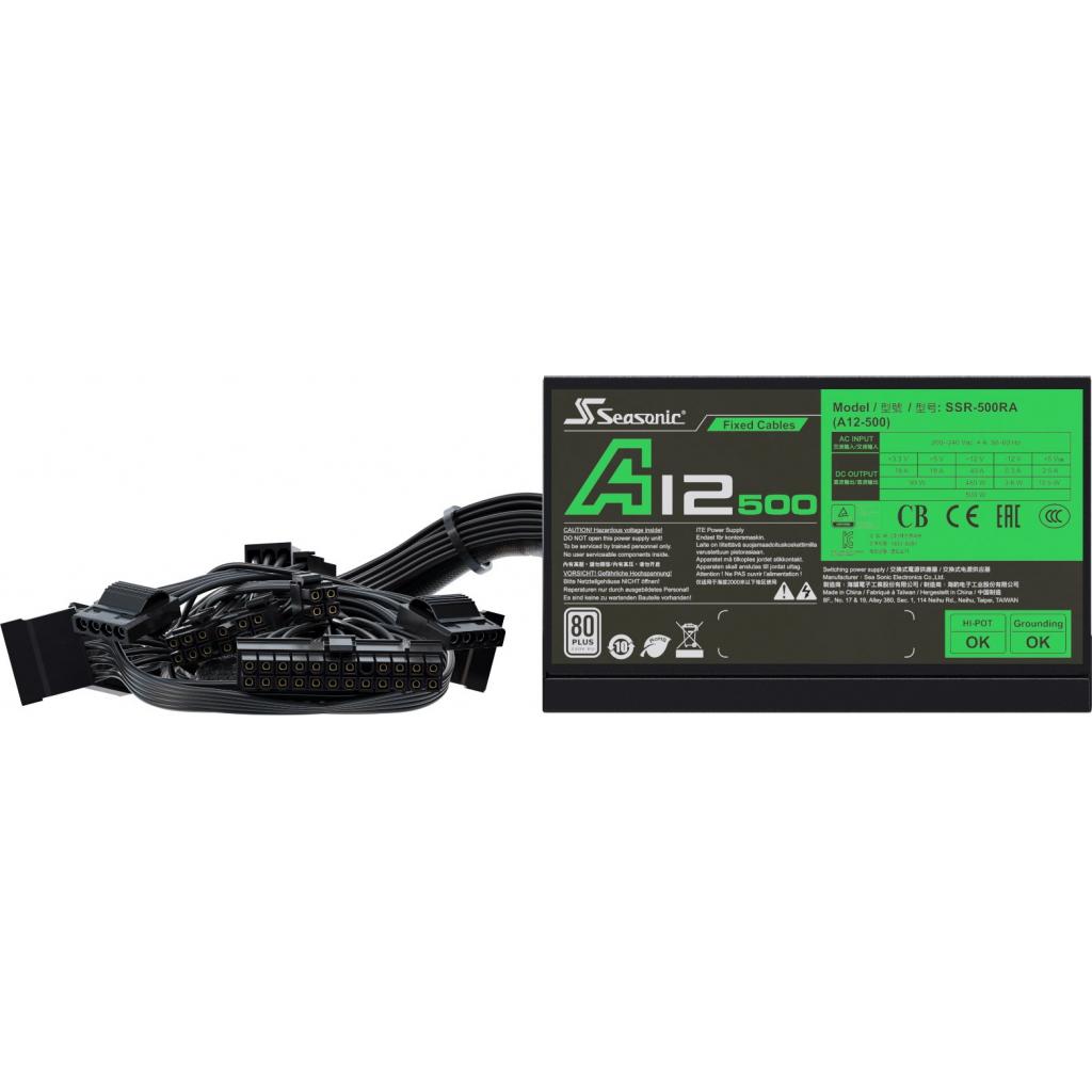 Блок живлення Seasonic 500W A12-500 (SSR-500RA) - изображение 3