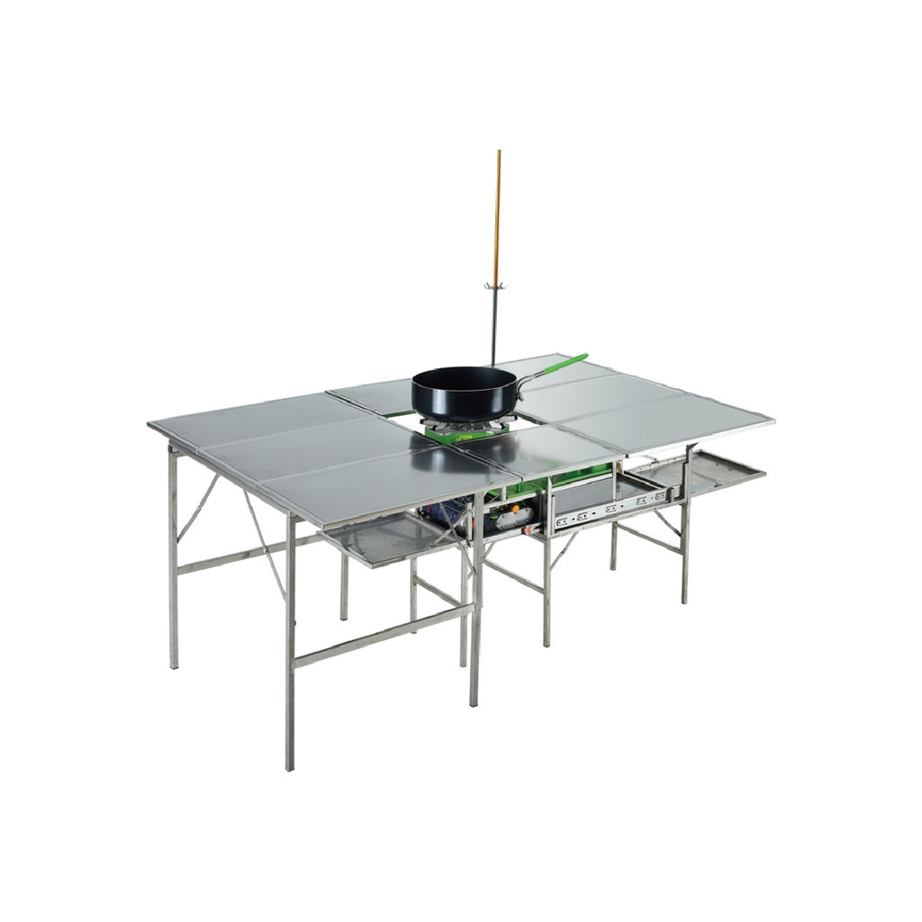 Набір кемпінгових меблів BRS портативна кухня зі столом та посудом BRS-96 (BRS-96) - изображение 3