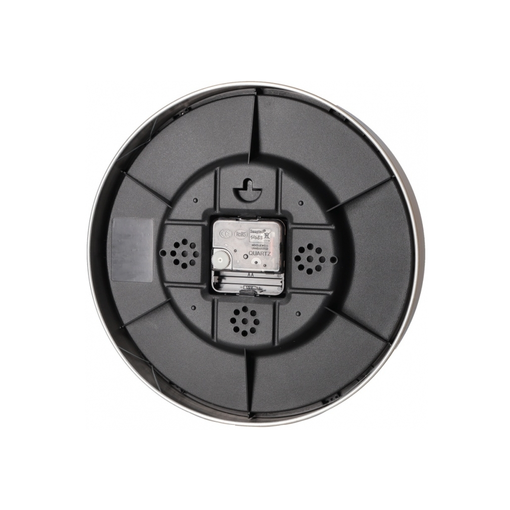 Настінний годинник Optima Rich металевий, чорний (O52088) - зображення 3