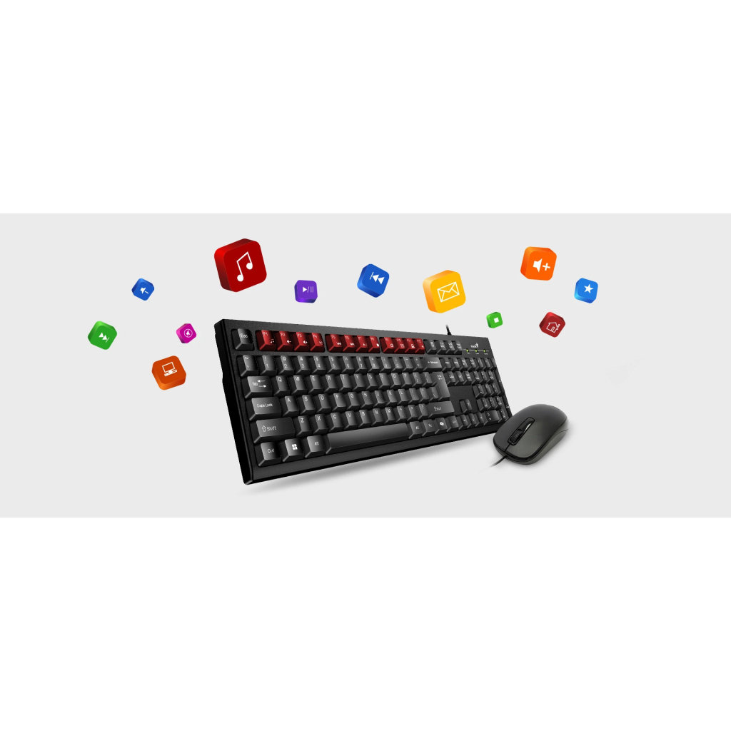 Комплект Genius KM-100SE USB UA Black (31330009410) - зображення 3