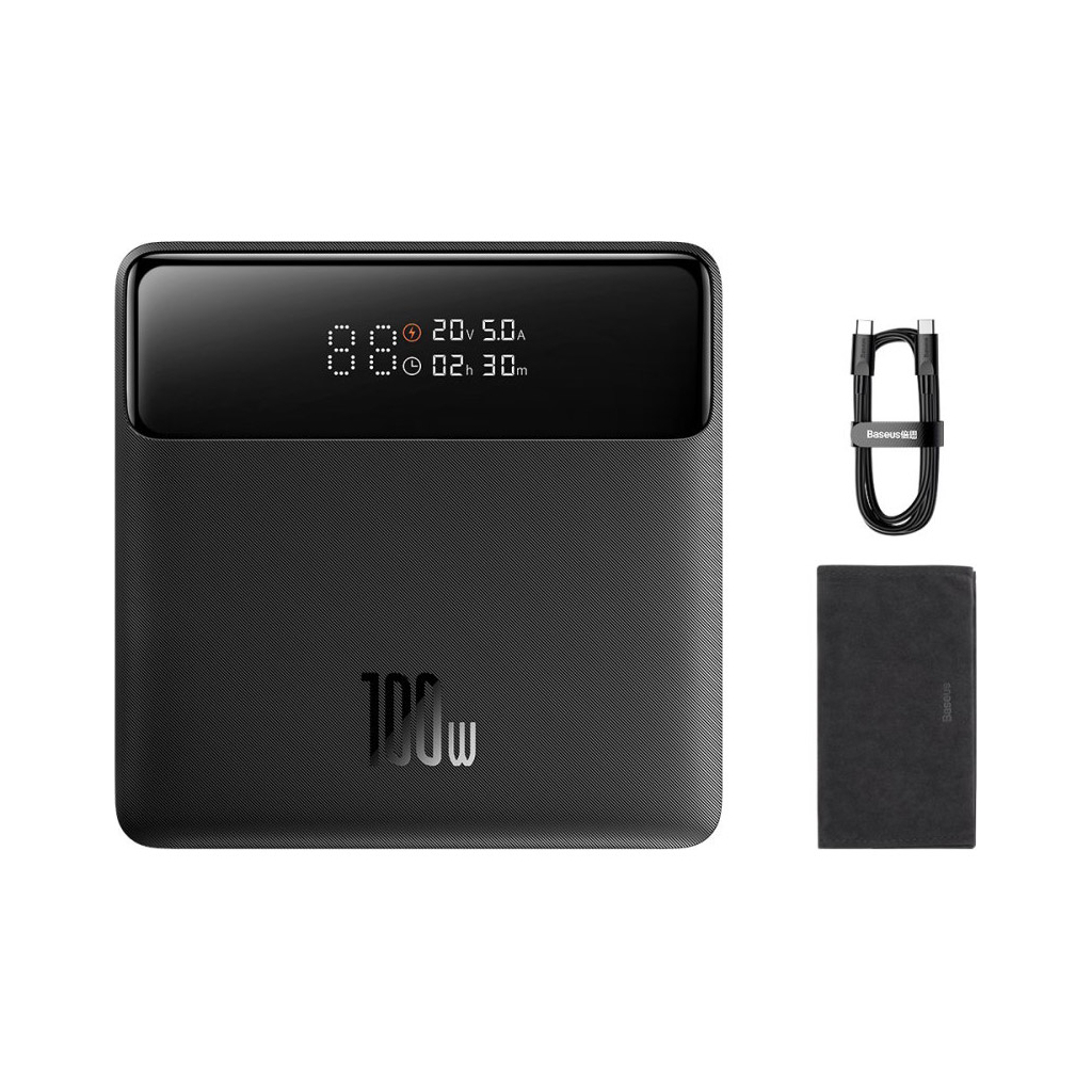 Батарея універсальна Baseus Blade 20000mAh 100W OE, black (PPBL000301) - зображення 6