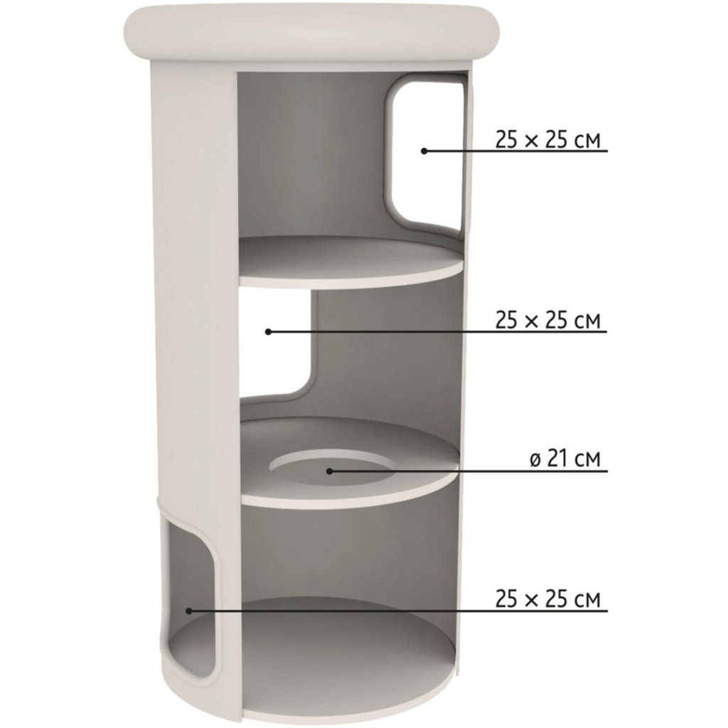Дряпка (кігтеточка) для котів Trixie Harvey 50х118 см сіра (4011905447087) - зображення 7