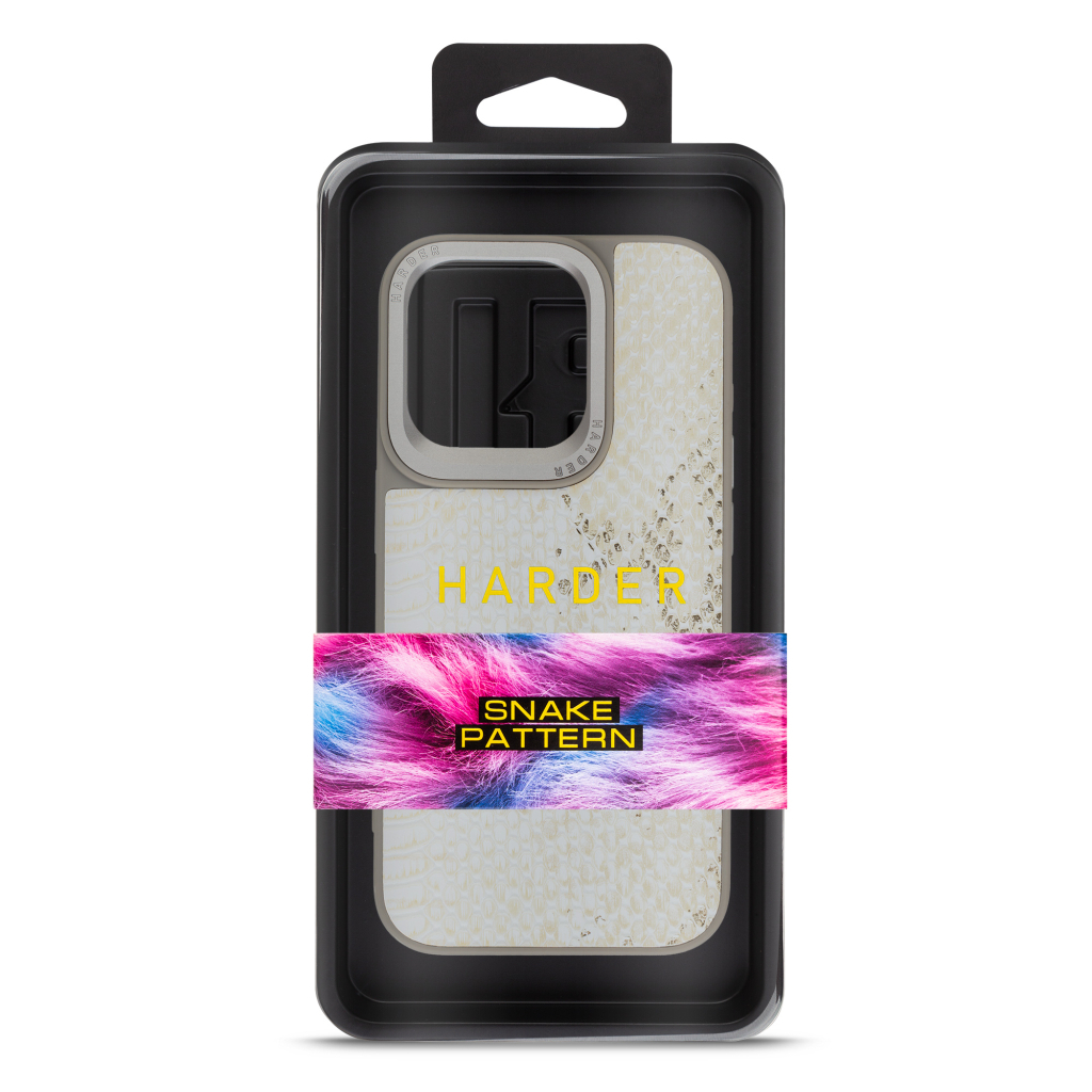 Чохол до мобільного телефона Harder Snake Pattern Apple iPhone 14 Pro White Cream (ARM76807) - зображення 3