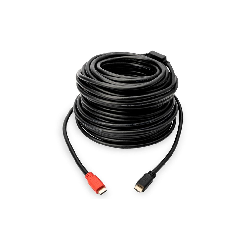 Кабель мультимедійний HDMI to HDMI 10.0m UHD 4K Amplifier Digitus (AK-330118-100-S) - изображение 2