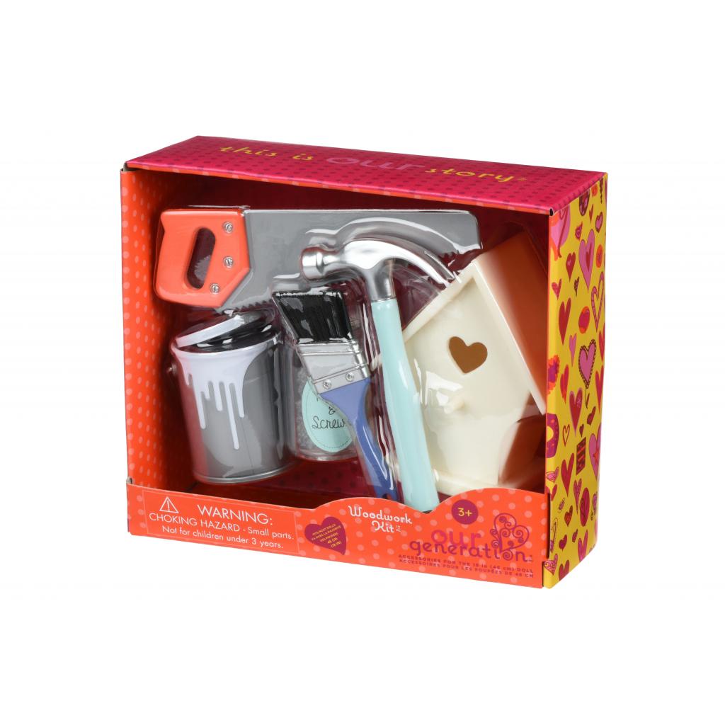 Аксесуар до ляльки Our Generation інструменти для дерева (BD37340Z) - зображення 3