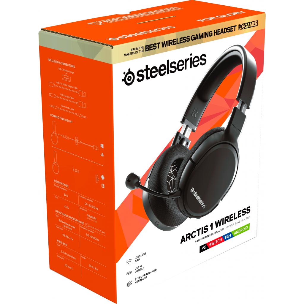 Навушники SteelSeries Arctis 1 Wireless (SS61512) - зображення 4
