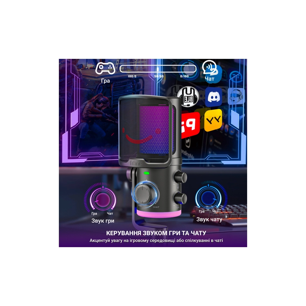 Микрофон Fifine TAM6 Black (TAM6) - изображение 8