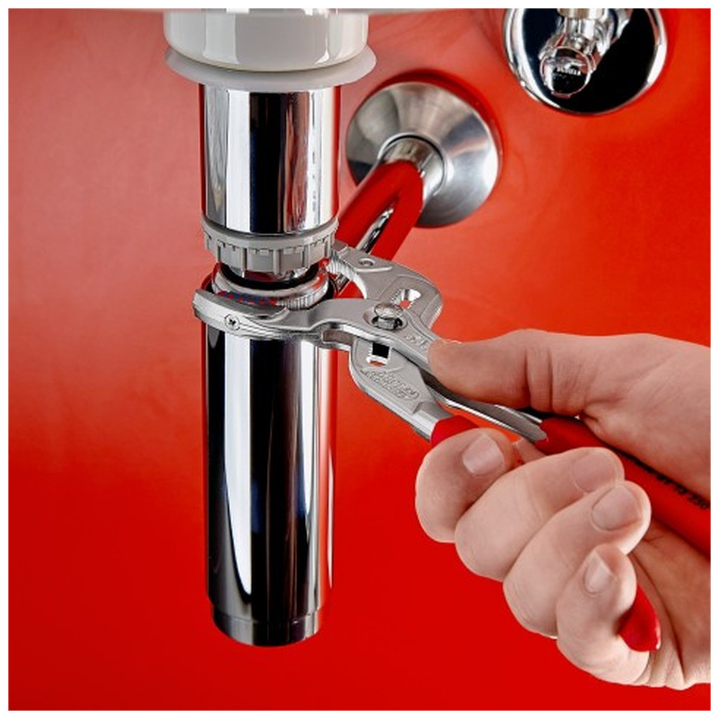 Ключ KNIPEX трубний переставний з резиновою накладкою (81 13 250) - зображення 7