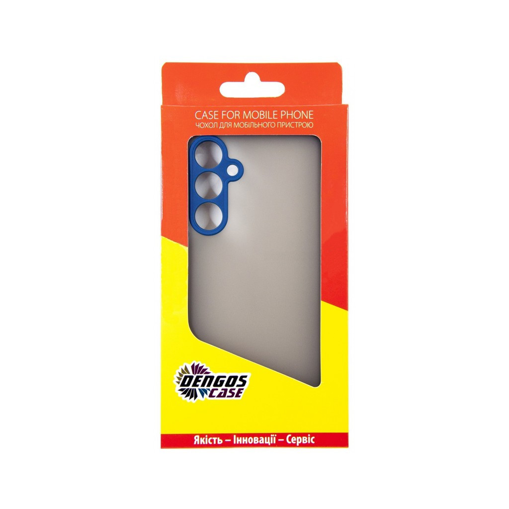 Чохол до мобільного телефона Dengos Matte Samsung Galaxy A55 5G (Blue) (DG-TPU-MATT-143) - зображення 5