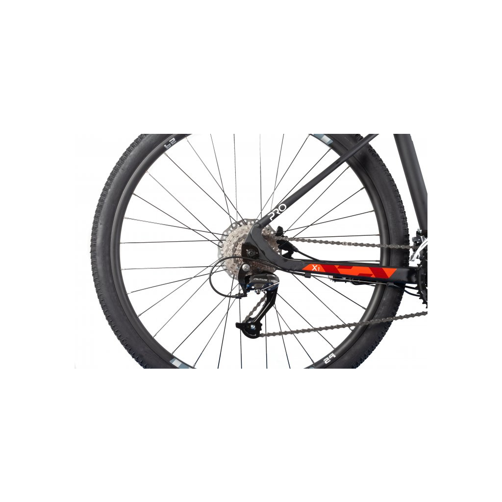 Велосипед Trinx X1 Pro 29" рама-17" Matt-Black-Red-White (X1Pro.17MBRW) - зображення 4