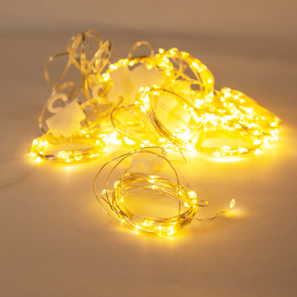 Гірлянда Chomik Штора" 150 LED теплий білий, 3x1,5 м, USB, з пультом, IP20, від мережі (5900779898479) - зображення 4