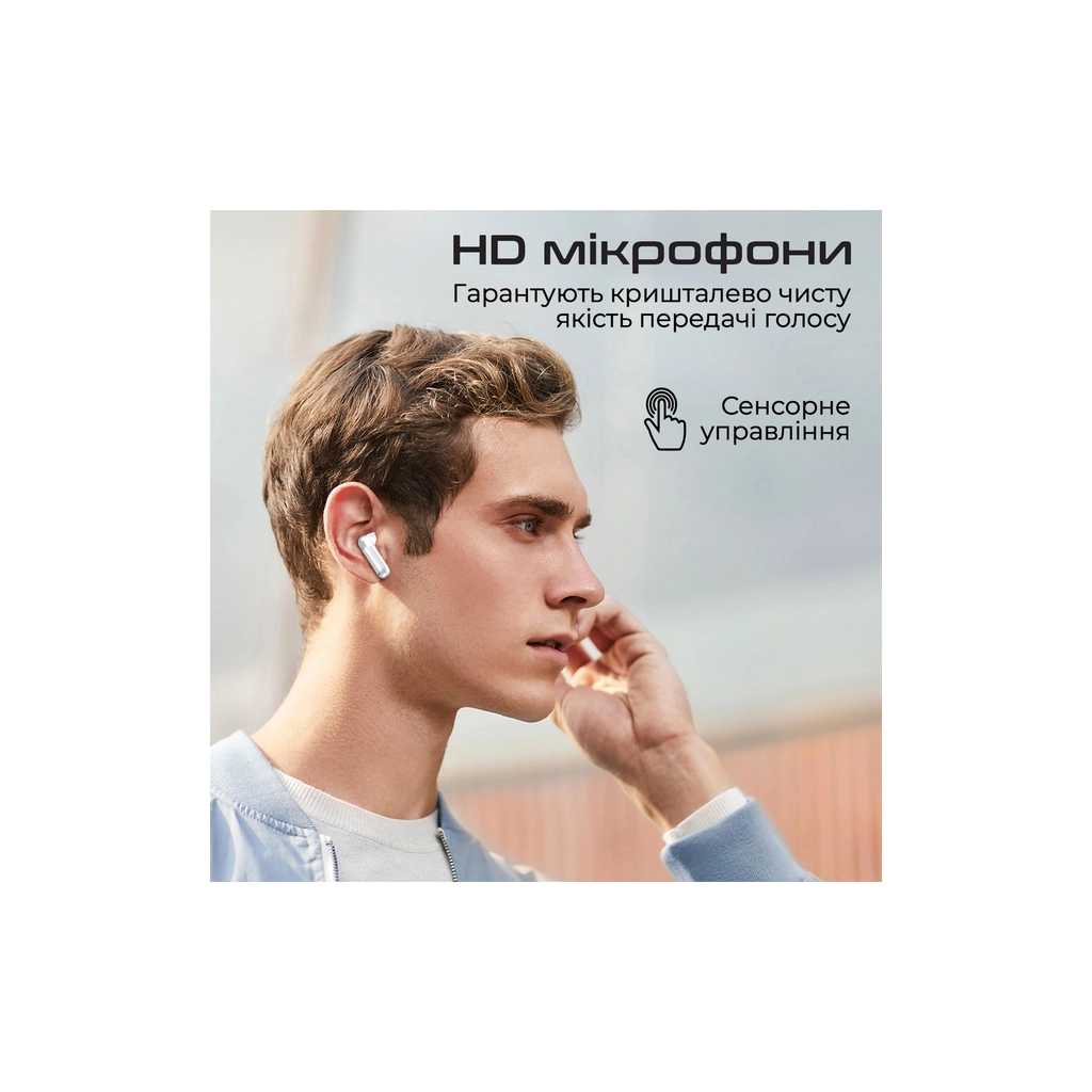 Навушники Promate TransPods White (transpods.white) - зображення 5