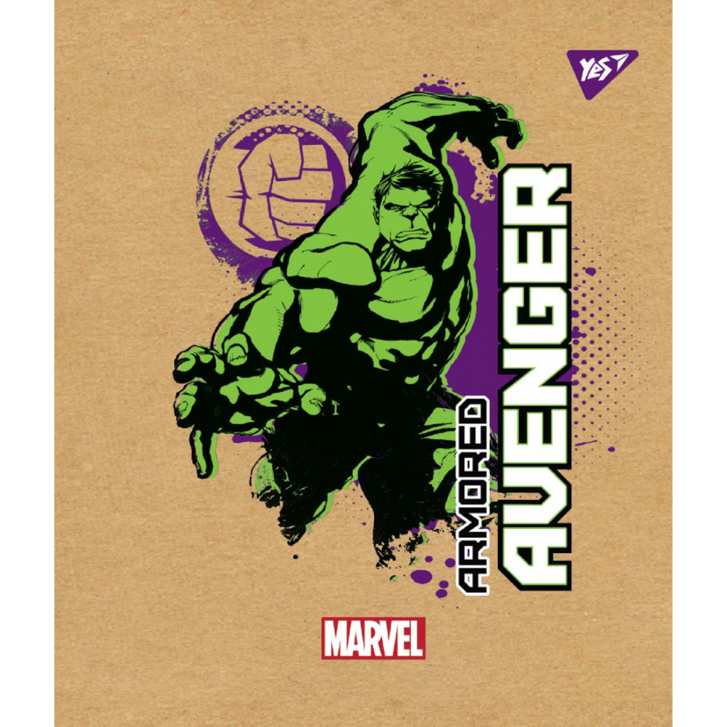 Зошит Yes А5 Avenger Крафт 12 аркушів лінія (765072) - зображення 3