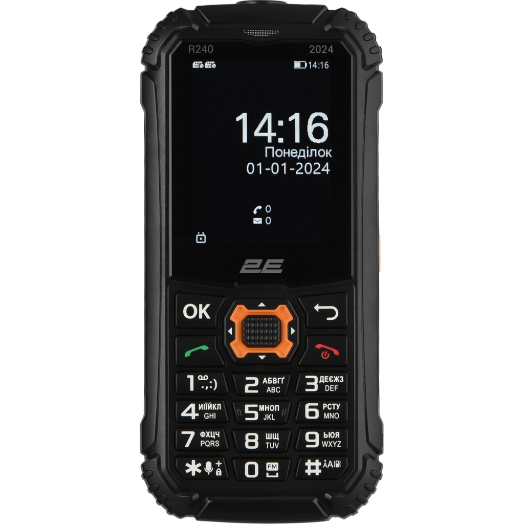 Мобільний телефон 2E R240 2024 Black (694743654103) - изображение 2
