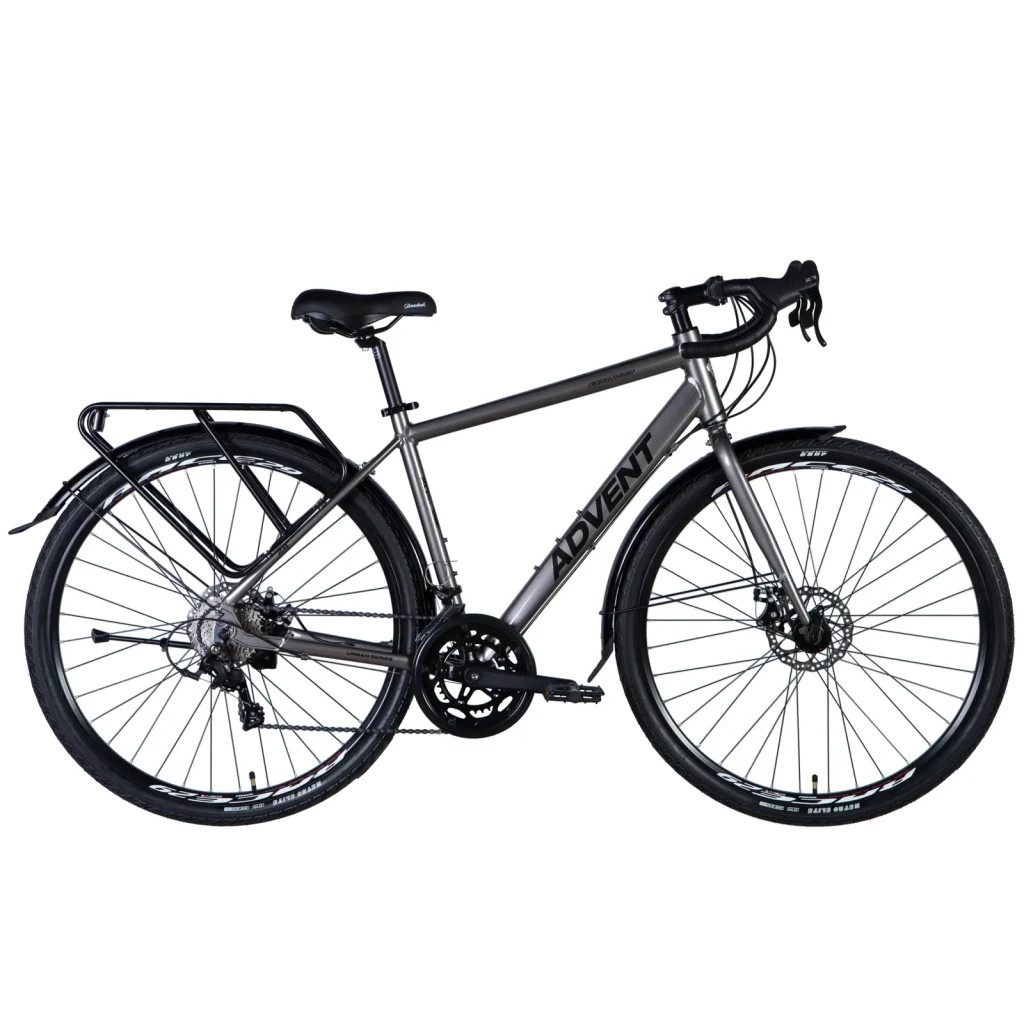 Велосипед Dorozhnik Advent DD 28" 19.5" AL 2024 Сірий металік (OPS-D-28-417) - зображення 1