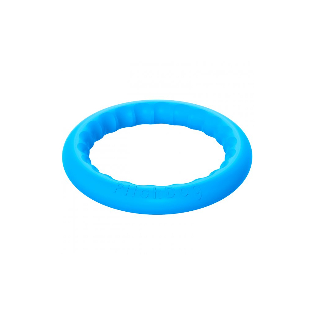 Іграшка для собак Collar PitchDog Кільце для апортування 28 см блакитне (62382) - изображение 2