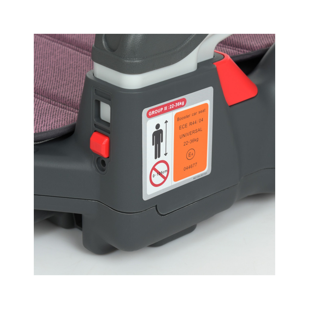 Автокрісло-бустер El Camino ME 1044 RORO 22-36 кг royal violet - зображення 5
