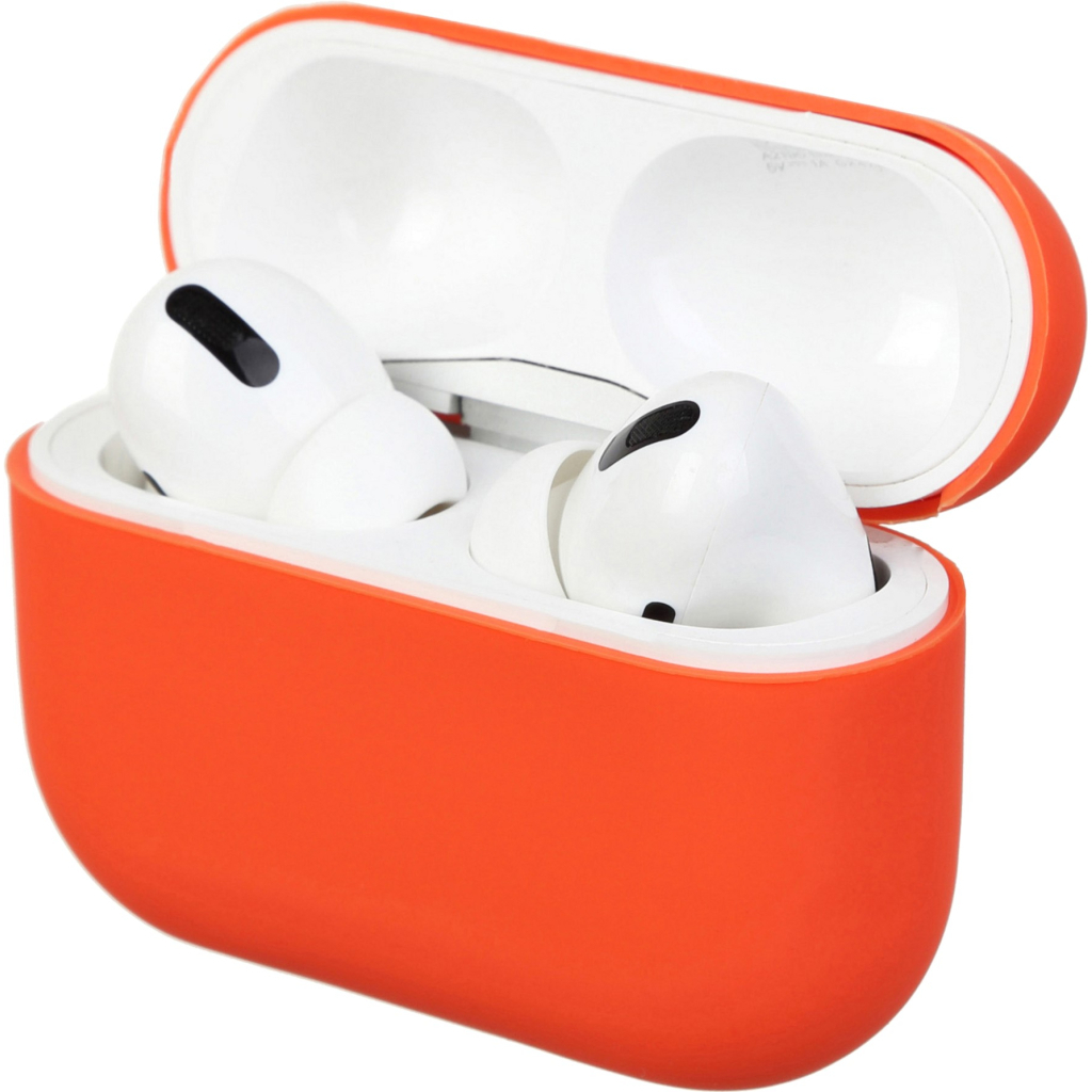 Чохол для навушників Armorstandart Ultrathin Silicone Case для Apple AirPods Pro Orange (ARM55959) - зображення 1