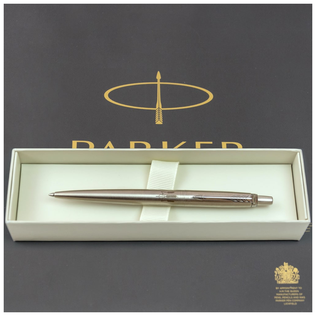 Ручка кулькова Parker JOTTER 17 UKRAINE SS CT BP Тризуб із колосків (16132_T059b) - зображення 5