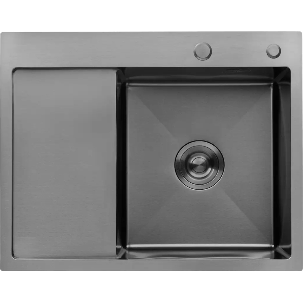 Мийка кухонна Kroner Schwarze-6350RHMPVD (CV031323) - зображення 1