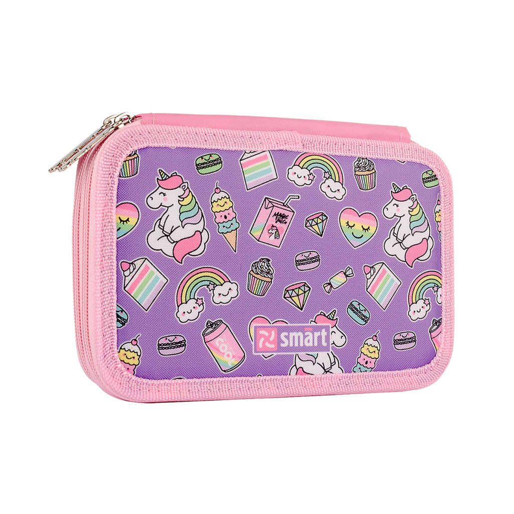 Пенал Smart Unicorn твердий подвійний (532789) - зображення 3