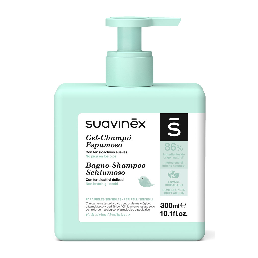 Дитячий гель для душу Suavinex шампунь 300 мл (307728) - зображення 1