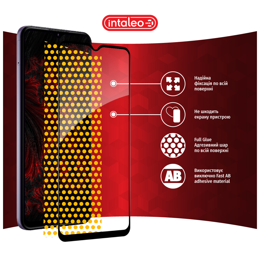 Скло захисне Intaleo Full Glue Nokia G42 5G Black (1283126582127) - зображення 7