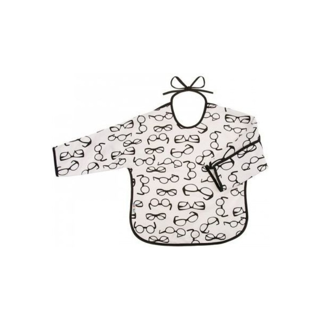 Нагрудничок Akuku Дитячий фартух з довгим рукавом Окуляри (A1744) - изображение 1