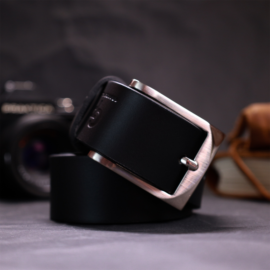 Ремінь Grande Pelle Брючний з натуральної шкіри Чорний (11674) - зображення 9