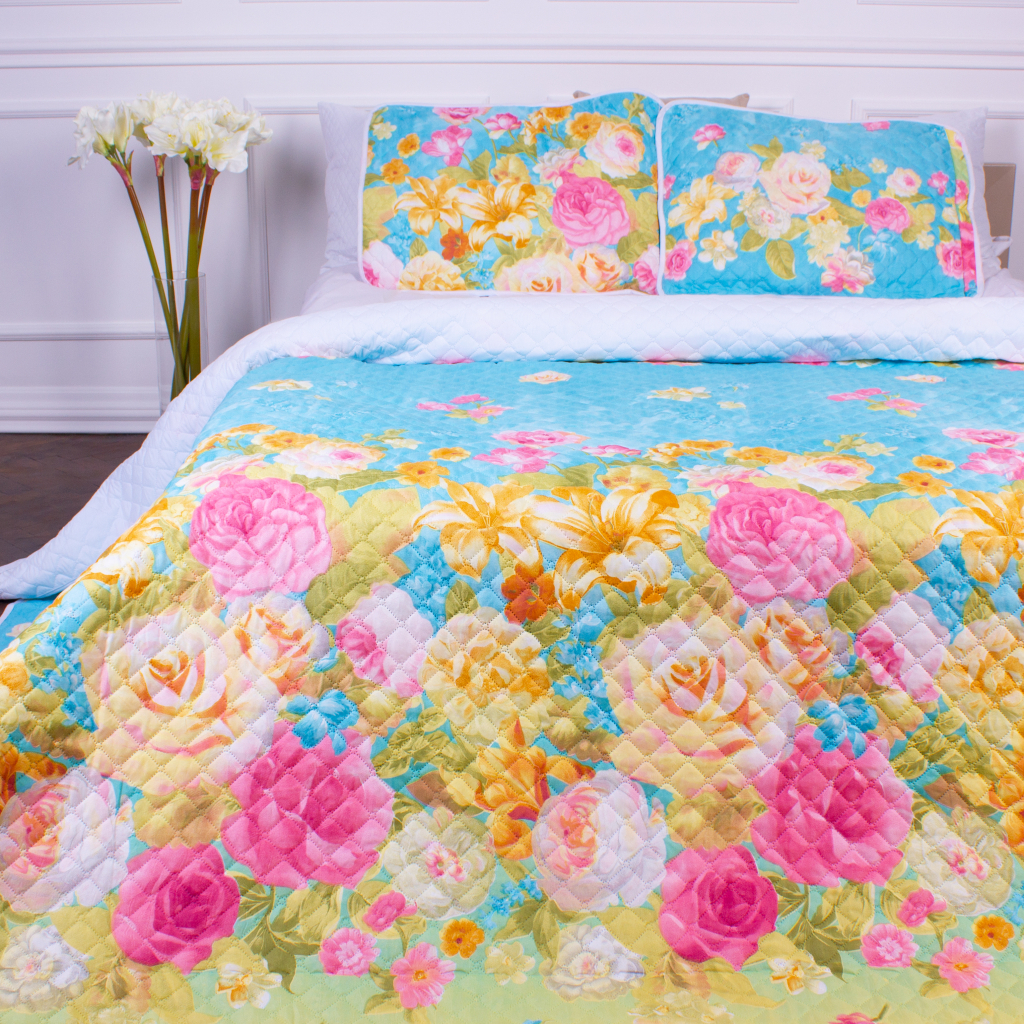 Покривало MirSon набір Print Line №7127 Glasgow 180х210 + 2 наволочки 50х70 (2200006079309) - зображення 1