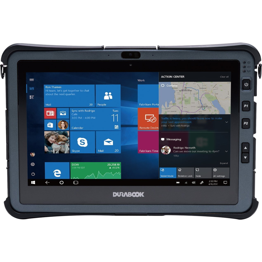 Планшет Durabook U11I 11.6FHD/Intel i5-10210Y/8/128/int/GPS/LTE/W10P (U1D1A1DEBBXX) - зображення 1