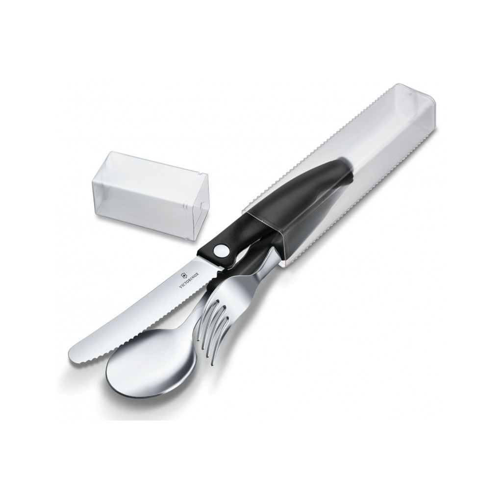 Набір столових приборів Victorinox SwissClassic Table Set 3 шт Black (6.7192.F3) - зображення 2