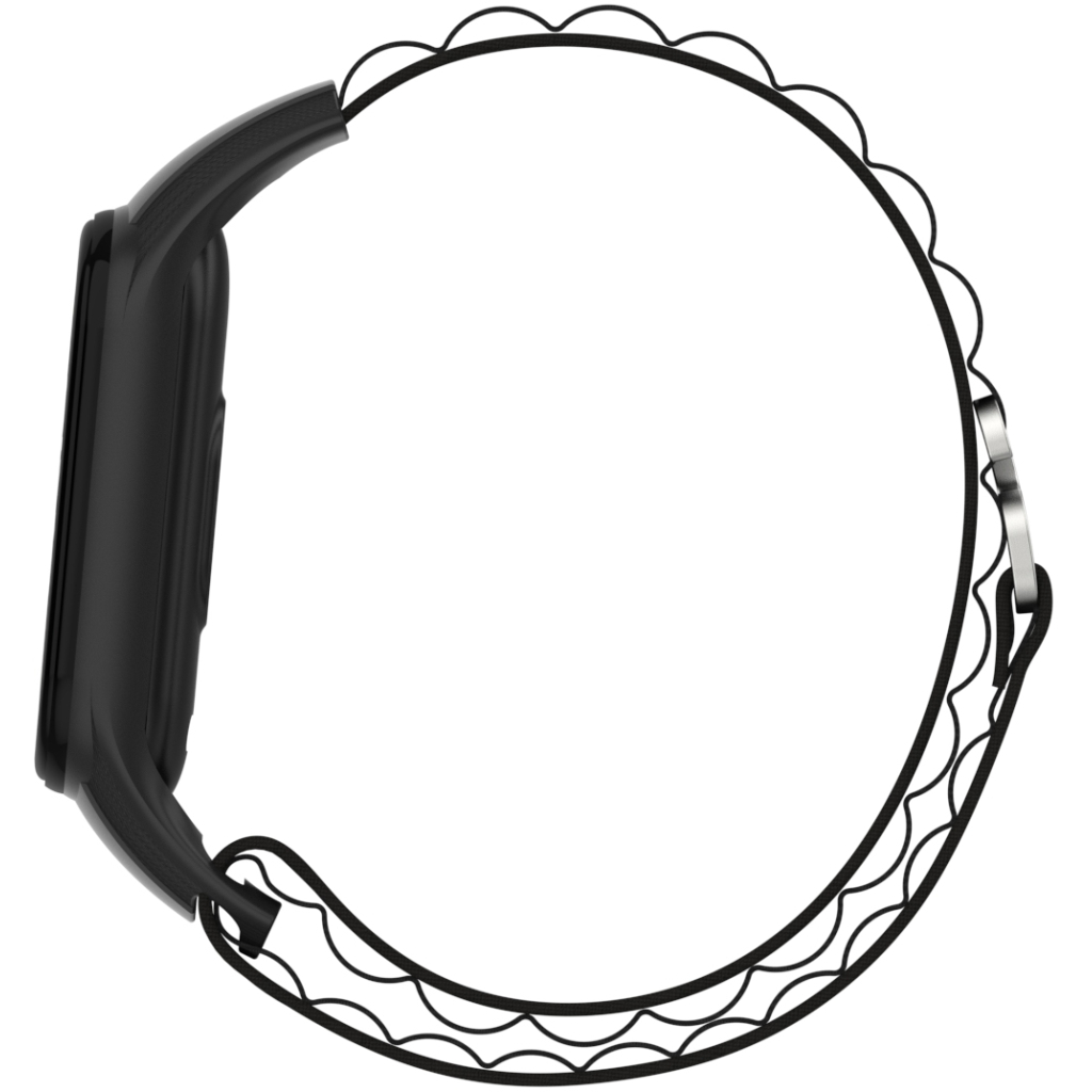 Ремінець до фітнес браслета Armorstandart AlpinaStyle Band для Xiaomi Mi Band 7/6/5/4 Black (ARM64987) - зображення 5