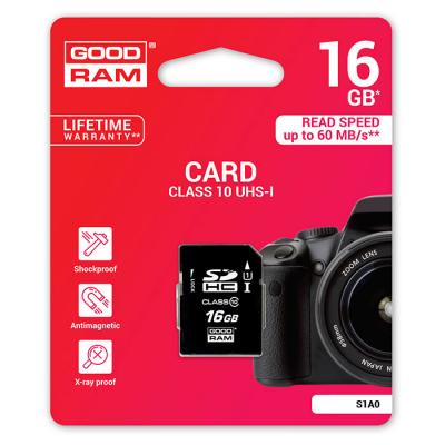 Карта пам'яті Goodram 16GB SDHC class 10 (S1A0-0160R11) - изображение 2