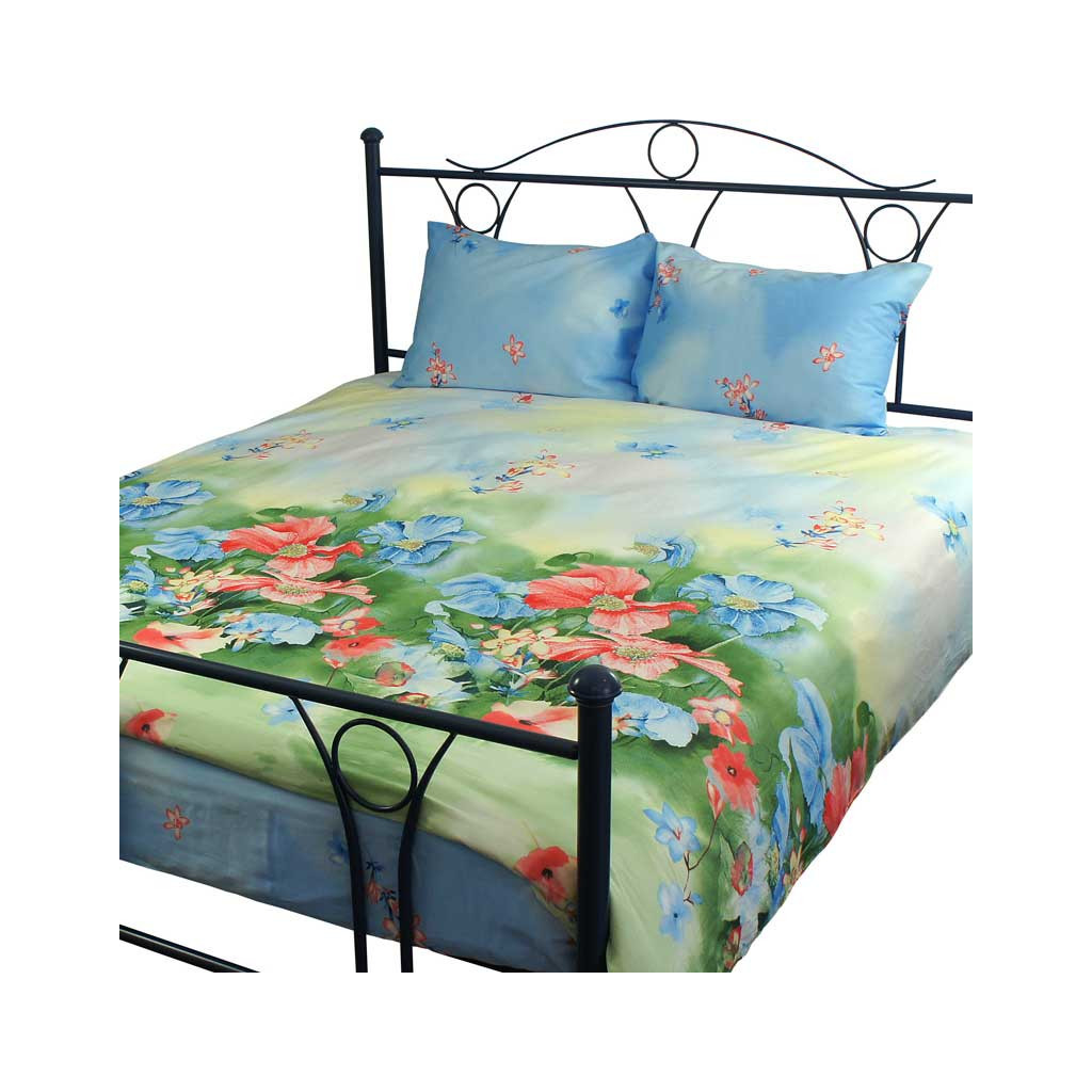 Постільна білизна Руно Сатин двоспальна (655.137Summer flowers) - зображення 1