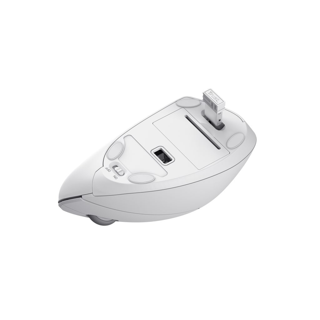 Мишка Trust Verto Ergonomic Wireless White (25132) - зображення 7