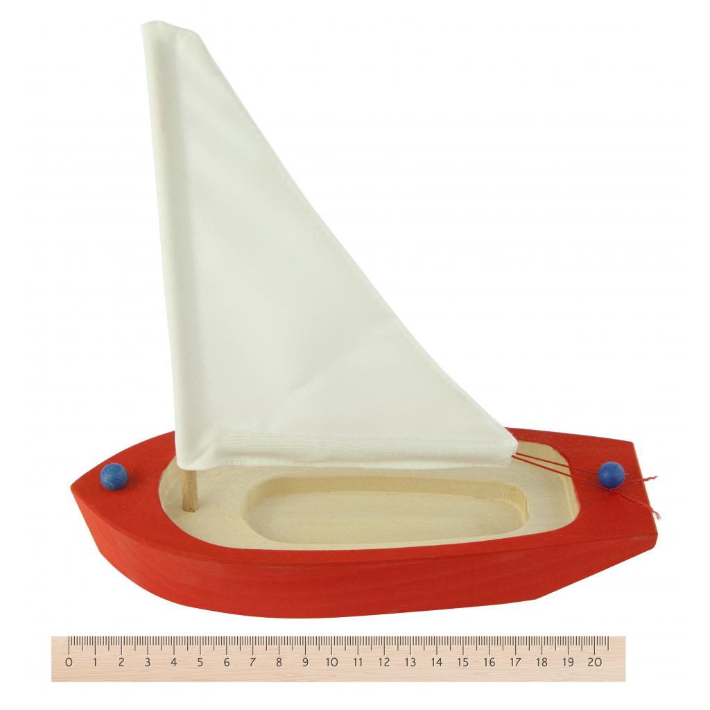 Машина Nic Вітрильник дерев'яний червоний (NIC526414) - зображення 5
