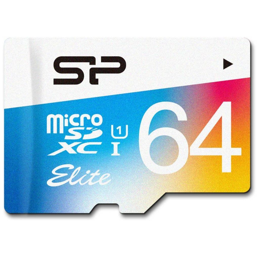 Карта пам'яті Silicon Power 64GB microSDXC Class 10 UHS-I U1 (SP064GBSTXBU1V20SP) - зображення 2