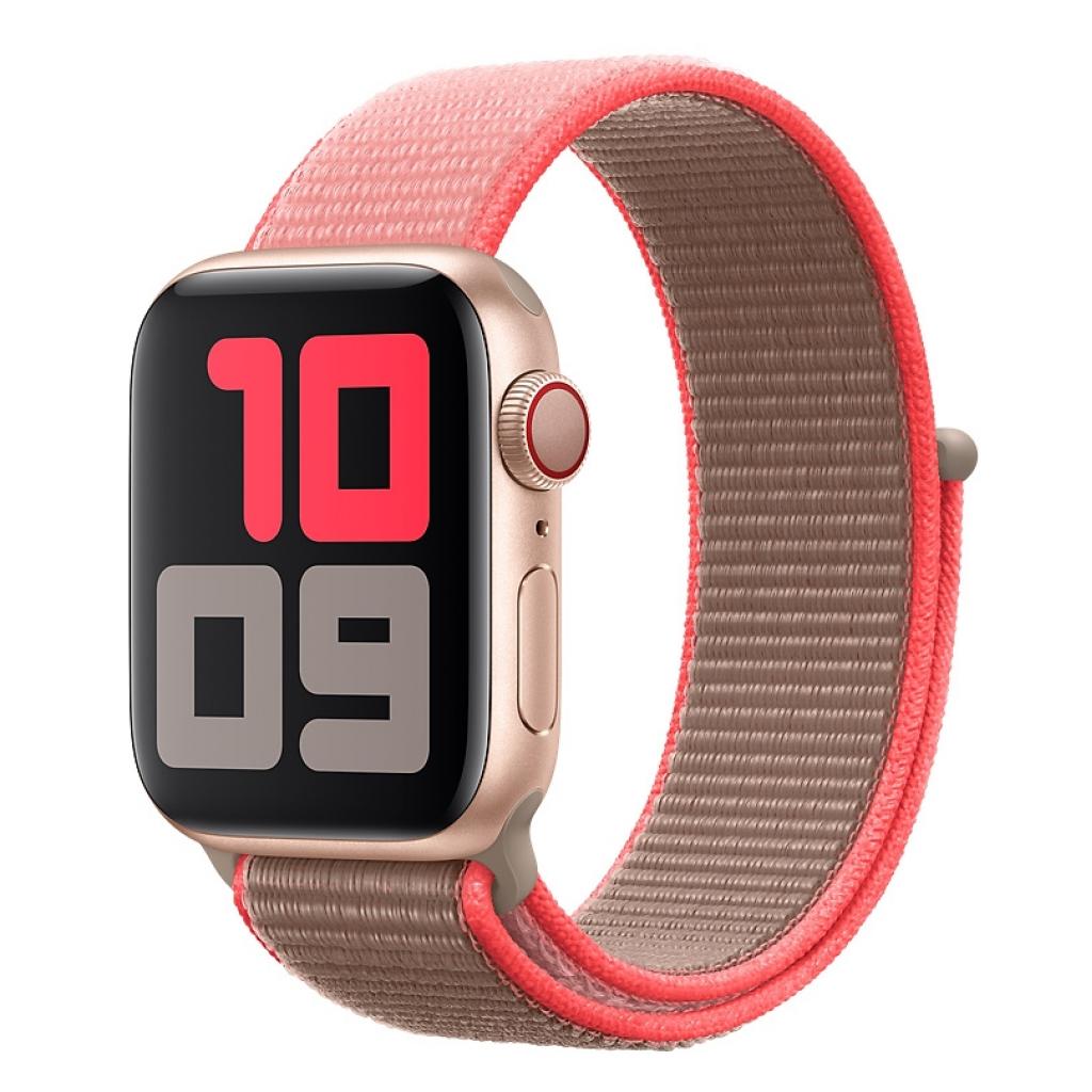 Ремінець до смарт-годинника Apple 44mm Sport Loop Neon Pink (MXMU2ZM/A) - зображення 2