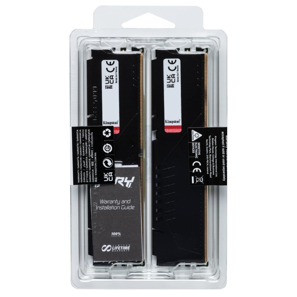 Модуль пам'яті для комп'ютера DDR5 64GB (2x32GB) 5600 MHz Beast EXPO Black Kingston Fury (ex.HyperX) (KF556C40BB2K2-64) - зображення 6