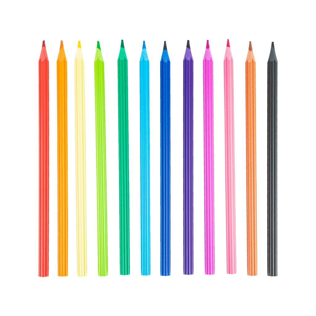 Олівці кольорові Kite Flower пластикові, 12 кольорів (K24-049-1) - зображення 2