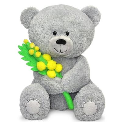 М'яка іграшка Lava Ведмежа Масік з мімозою 17 см з музикою (LA8546P) - зображення 1