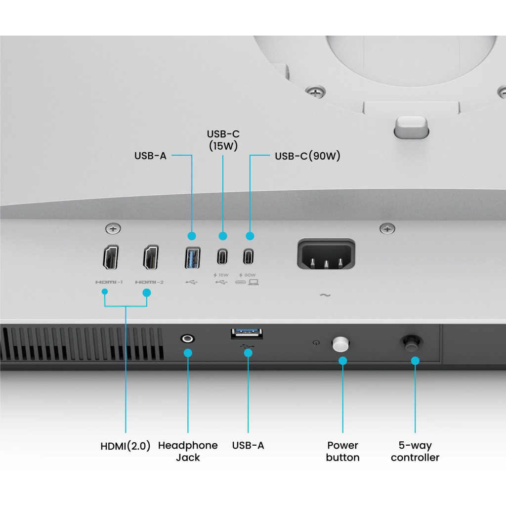 Монітор BenQ MA270U Silver - зображення 4