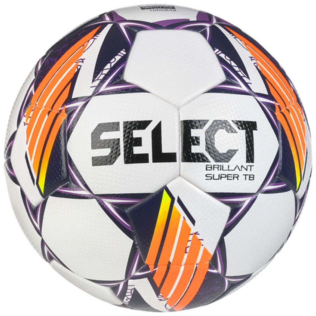М'яч футбольний Select Brillant Super FIFA TB v24 біло-фіолетовий Уні 5 (5703543350575) - зображення 1