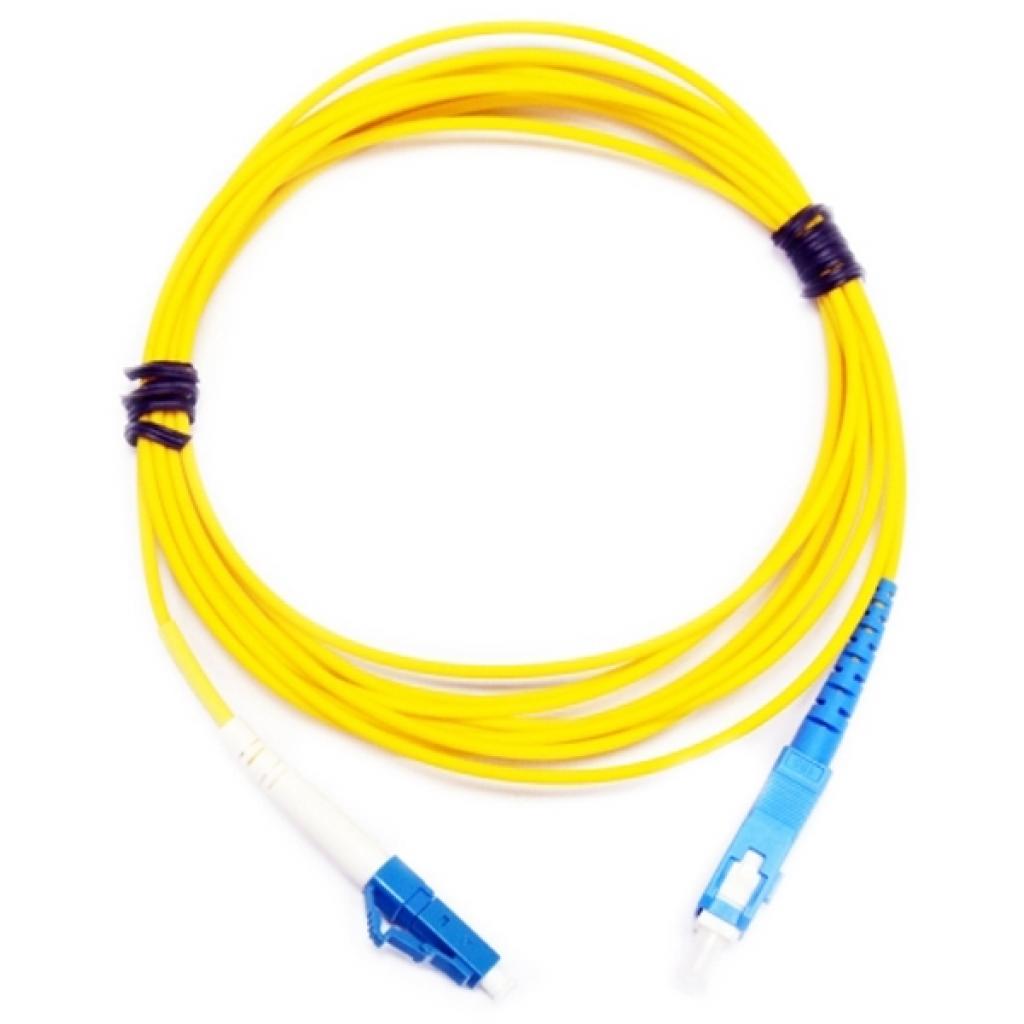 Оптичний патчкорд Eserver SC/UPC-LC/UPC SingleMode, Simplex, 5m (ES-SC-LC/UPC-5-SM-S) - зображення 1