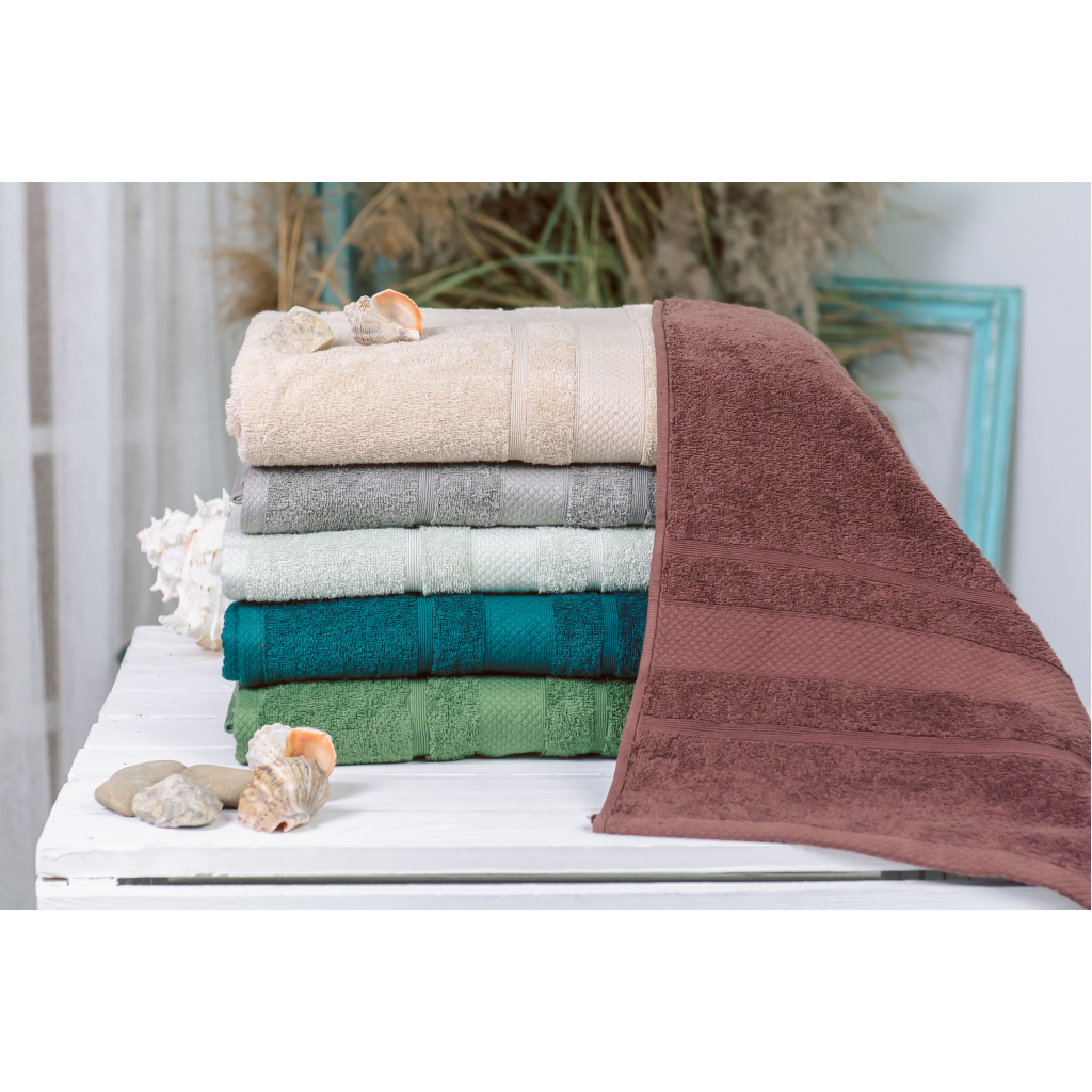 Рушник MirSon набір банних №5089 Elite SoftNes Nature 70х140 6 шт (2200003181166) - зображення 3