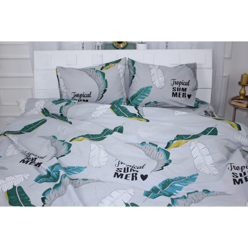 Постільна білизна MirSon Бязь Premium 17-0388 Reims Євро (2200002743570) - зображення 2