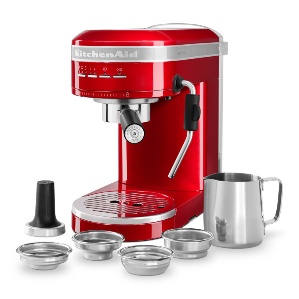 Ріжкова кавоварка еспресо KitchenAid 5KES6503ECA - зображення 4