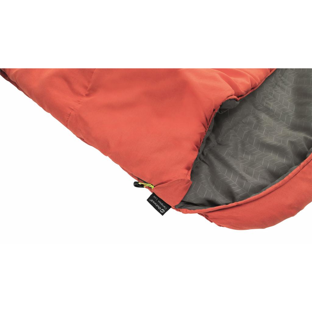 Спальний мішок Outwell Campion Lux -1C Red Left (928832) - зображення 5