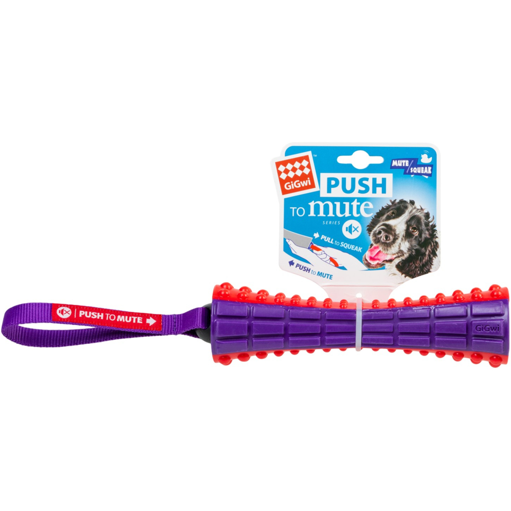 Іграшка для собак GiGwi Push to mute Палка з вимикною пискавкою 17 см (75323) - зображення 2
